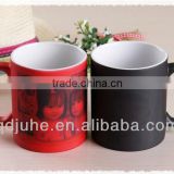 advertising cup,sublimation changing color mug,11oz mug with coating