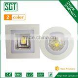 New 10w 12w 2 Color Change Led Downlight Price