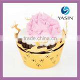 Reindeer Pattern Cupcake Wrappers