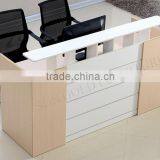 Black Wooden Used Reception Counters Modern Front Desk Design (SZ-RTB006-2) thumbnail-3