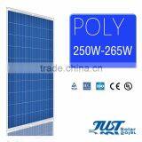 Poly Panel Solar 250-265w for for Home Flexible Solar Panel Solar Energy