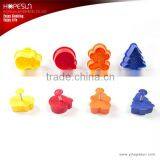 Newfangled Colorful 6 Pcs Plastic Cookie Cutter Set Supplier's Choice thumbnail-4