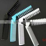 Light Blue Disposable Foldable Comb For Hotel/SZ014 thumbnail-1
