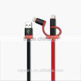 REYON New Arrival 3 in 1 Flat Usb Charging Cable From Usb Cable Factory