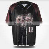 Latest Style Different Color 100% Polyester Sublimatio Jersey Baseball ,Custom Pinstripes Different Color Speedo Baseball Jersey thumbnail-5