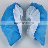 Dispsoable Waterproof Coated CPE+PP Shoe Cover for Medical and Daily Use thumbnail-2
