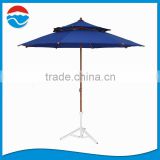 240CM*8K luxury Stright garden umbrella blue