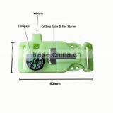 New Product 2017 Outdoor Sports Equipment Fire Starter Buckle With Scraper Bracelet for Camping Mess Kit thumbnail-6