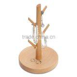 High End Luxury Custom Wooden Jewelry Display Tree thumbnail-4