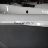 72" Traditional Free Standing Double Slipper Cast Iron Bath Tub With Plinth Grey thumbnail-4