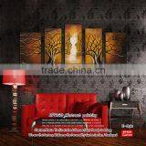 Wooden Wall Signs Beautiful Scenery Village Scenery Painting thumbnail-1