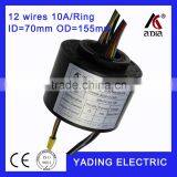 SRH70155 12P Slip Ring for Cable Reel 70 Mm. OD150mm. 12Wires, 10A 12 Wires thumbnail-1