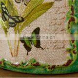 Green Ears Ceramic Glaze Vase Hand-painted Oil Painting B09BH04-5 thumbnail-6