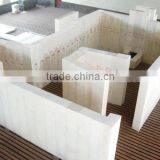 Fire Resistant Furnace Corundum Brick Fused Cast Alpha-Beta Alumina Block thumbnail-3