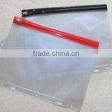 Unique Customized Transparent EVA PVC Plastic Zipper Bag - Slider Type thumbnail-2