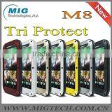 7 Colors LOVE MEI Powerful for HTC M8 Case , Shockproof Waterproof Rugged Gorilla