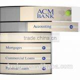 Ceiling Signs,hanging Ceiling Snap Frames, Curved Hanging Sign System thumbnail-4