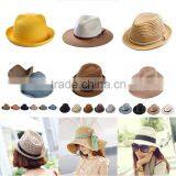 Fashion Women Straw Hat for Sale Foldable Sunscreen Beach Cap thumbnail-2