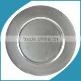 Plastic Wedding Silver Charger Plates Wholesale thumbnail-1