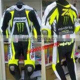 Motorcycle Biker Cowhide leather biker suit