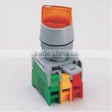 22mm IP65 Waterproof 2 Position Spring Return Illuminated Selector Switch Neon/LED (GSRL222) thumbnail-2