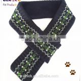 1603 fashion knitted colorful dog scarf pattern