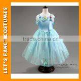 Girl Dress Summer Girls Clothes Girls Princess Anna Elsa Cosplay Costume Kid's Party Dress Dresses PGCC-1415 thumbnail-2