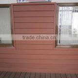 Yuante Double Recycled Decorative exterior(outdoor) and interior solid wood plastic composite/wpc wall panel passed CE