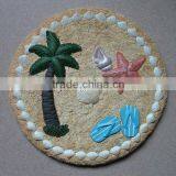 Polyresin Beach Stepping Stone For Garden Decoration Craft thumbnail-1