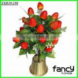 24 Heads Cheap Wholesale Artificial Foam Strawberry Fruit Plants Making Quality Choice