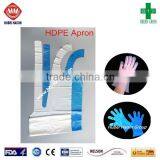 Milky White Hdpe Disposable Aprons
