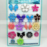 Plastic Flower Chenlin Sample Card for jewelry making, fashion accessories, craft decorations, other decorative