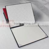 Black Leatherette Graduation Certificate Folder Four Satin Corners thumbnail-2