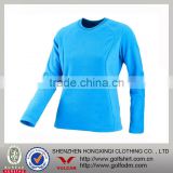 Blue Color Polar Fleece Warmful Long Sleeve Ladies Sweater