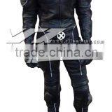 High Profile Leather Motorbike Suite With Complete CE Armour Back thumbnail-1
