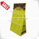 Green With Hooks Decoration Cardboard Display Rack