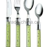 ps handle stainless steel flatware,stainless steel cutlery,stainless steel tableware with color box
