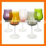 Hand Blown Colored Wine Glass,drinking Glass thumbnail-1