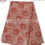 CL7535 Peach and Fushia Net Lace Organza Lace With Sequins Africa Fashion Organza Lace Fabric thumbnail-1