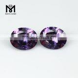 Factory Wholesale Synthetic 46# Corundum Machine Cut Oval Ruby Gemstone thumbnail-2