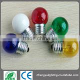 G40 Round Color Holiday Bulb For Decoration