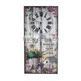 Wholesale Wooden Wall Clock With Vintage Design thumbnail-1
