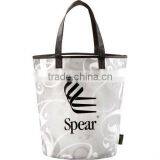 Laminated Basket Swirl Tote Bag 21038 thumbnail-1