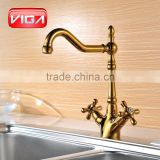 Deck mount single hole titanium gold kitchen faucets 842000TA