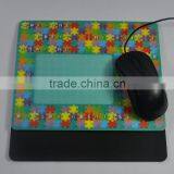 Customized Photo Insert Mouse Pad, Photo Frame Mouse Pad With Full Color Printing