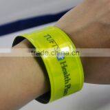 Custom Made Reflective Pvc Slap Wristband for Kids, Reflective Pvc Slap Bracelet