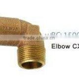 Copper fittings,Cast pressure fittings,Cast 90 elbow CxM