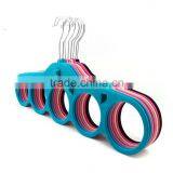 Velvet Hanging Accessory Organizer ,Scarf Tie Hanger Rack thumbnail-1