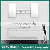 Chinese Modern Bathroom Vanity With Double Mirror Cabinets