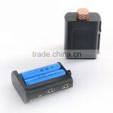 18650 Battery Removable ABS Flashlight Power Bank thumbnail-3